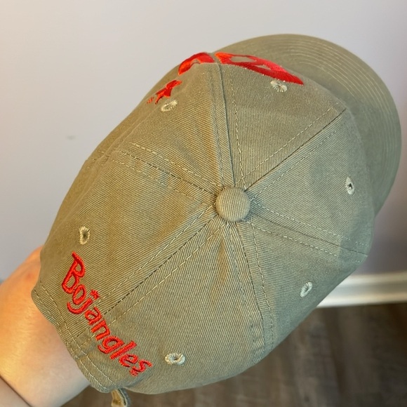 Barco Uniforms Bojangles Cotton Tan Embroidered Hat Cap - Picture 10 of 15